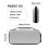 Protable Storage Bag for   2 Host Shockproof EVA Hard Shell Case for  2 Travel Carrying Case White 7