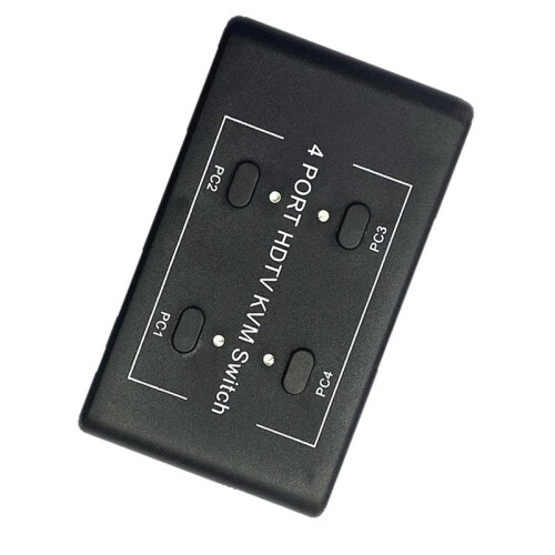 KVM- 4X1 4K -Compatibele Splitter USB-Hub-Switcher Overdrachtsadapter Telefoonoplader Meerdere Expanderdock voor Pc 2