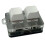NEW 2 Keys 2.4G   Keyboard with RGB Light Hot-Swappable Copy Paste Wireless Macropad Gaming Keypad White 2