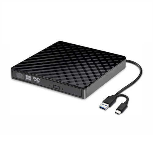 2 In1 USB3.0 Type C Slim External Optical Drives DVD RW CD Writer Drive Burner Reader Player for Laptop Desktop PC 1