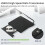 USB 3.0 Type-C DVD Burner 2-in-1 Slim External Recorder Portable CD-RW DVD-ROM Optical Drives Writer Reader Player 5