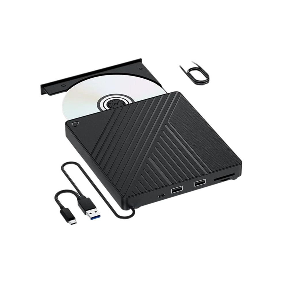 5 In 1 External Bluray Optical Drive Dvd/Cd Burner Bd Reader With Usb /Tf Card Reader For Laptop Pc Desktop 6033340146590