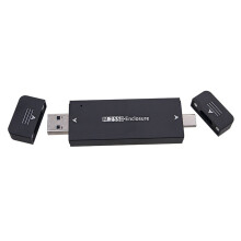 M.2 SSD-GehäUse USB 3.1 Typ C FestplattengehäUse Externes FestplattengehäUse Case für 2230 2242 für Windows /Linux