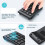 Wireless  Number Keypad, 22-Keys Portable Slim Numeric Pad for Laptop Computer, PC, Desktop, Notebook 2