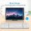 Foldable  Keyboard, USB Rechargeable Wireless Keyboard for IOS, Android, Windows PC Laptop Smartphone-Silver 6