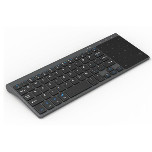 Slim 2.4G Wireless Keyboard with Touchpad Mouse Number Numeric USB Wireless Keyboard for Android Windows Desktop Laptop