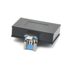 USB Hub Adapter Omvandlare Hane Till Dubbel Laddare Dual 2 Port FöR PC DatortillbehöR USB 2.0 Splitter Hub 2 Portar,A
