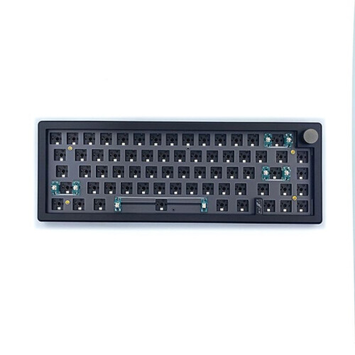 GMK67 Hot Swappable RGB Backlight Mechanical Keyboard Kit  2.4G Wireless 3 Mode Customized DIY Keyboard Black