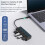 4  USB 3.0 Hub with Individual LED Lit Power Switches USB HUB Adapter Expander Multi USB Splitter for  PC 4