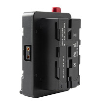Netzteil-Montageplatte für --V/V-Mount-Akku auf NP-F NP-F960 NP-F970, D-Tap für Kamera/LED Z Cam E2/F6/S6/F8