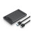 Caixa de Disco RíGido Cinza Transparente para Caixa RíGida Caixa de Disco RíGido de 2,5 Polegadas  para USB 3.0 Tipo-C 3.1 Caixa de Disco RíGido 1