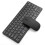 Wireless  Keyboard Mouse Three Mode Keyboard Rechargeable Keyboard Mouse Support Tablet Laptop Computer Black 2