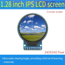 1.28 Inch Ips Full View TFT Display LCD Screen SPI Serial Port Round Screen 240X240 Resolution Color Screen Module
