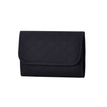 Smyckesorganisatorrulle Vikbar SmyckeföRvaringsväSka BäRbar Resesmyckefodral Mjuka öRhäNgen ArmbandsföRvaringshåLlare