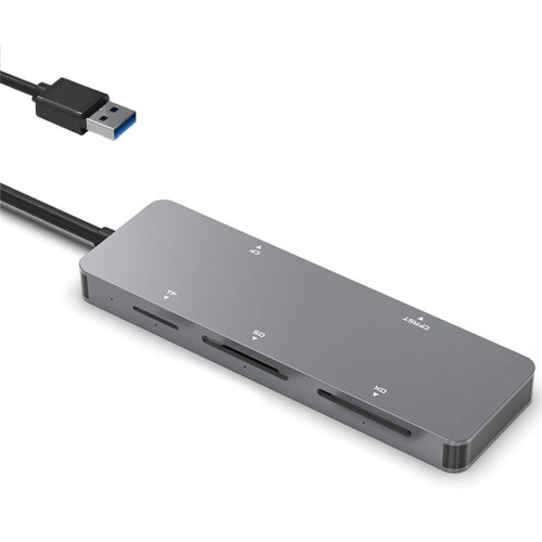 USB 3.0 Multifunction Card Reader CFast/CF/XD//TF Card Reader 5 in 1 USB Card Reader 5Gbps for PC Laptop Accessories