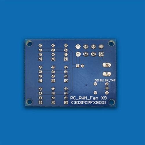 PWM Speed Controller 12V Temperature Measurement Control NTC Control Computer Case Fan Multi-Circuit Speed Controller 1