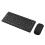 Wireless  Keyboard Mouse Three Mode Keyboard Rechargeable Keyboard Mouse Support Tablet Laptop Computer Black 2