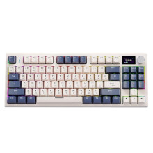 K86 Tri-Mode RGB Hot-Swap-FäHige Russische Mechanische Tastatur, Russische Kabellose -Gaming-Tastatur, C