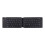 Dual Folding Wireless  Keyboard for  Cell Phone Tablet Computer  Mute Multi-Function Keyboard, B 1