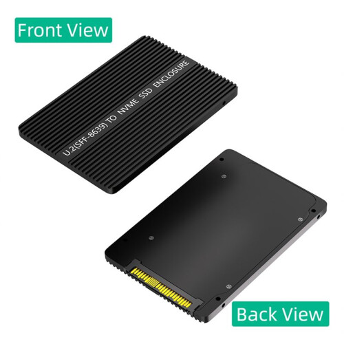 M.2 (NGFF) NVMe SSD para U.2 (SFF-8639) Adaptador SSD de 2,5 Polegadas com Almofada TéRmica, Converte M.2 NVMe SSD para U.2 NãO para 2