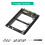 SSD Msata Duplo para  III de 2,5 Polegadas com Suporte de Estrutura - Mantenha o SSD MSATA Como Unidade  de 2,5 Polegadas de 7 Mm 8