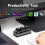 3 Keys Macro Programming  Keyboard for Photoshop Gaming Hotswap Programming Keypad Copy Paste Macropad White Type B 6
