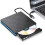 DVD Player External Optical Drive Type-C USB 3.0 2-In-1 CD/DVD Writer Card Reader RW Drive External Optical Drive Player 4
