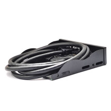 USB Front Panel for PC USB3.2 Gen2 10Gbps Type C + 19Pin 2Port USB3.0 Hub + HD Audio 3.5mm Earphone MIC