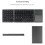 Keyboard Folding Wireless Keypad Touchpad for IOS/Android/Windows Tablet Mobile Phone Keyboard Silver 5