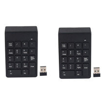 18 Keys Wireless USB Number Pad Keyboard with 2.4G USB Numeric Receiver for Laptop Desktop PC Notebook