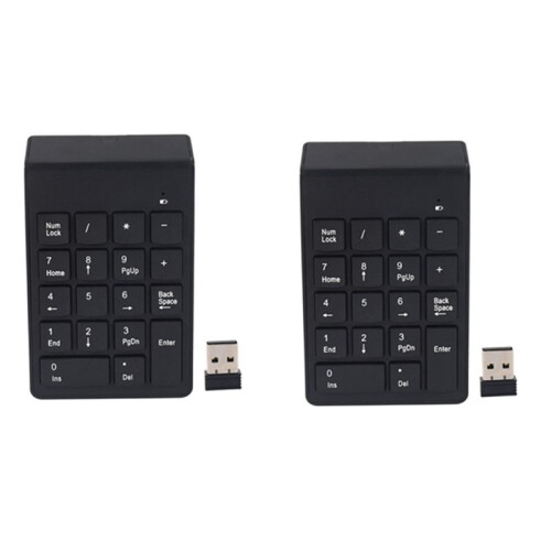 18 Keys Wireless USB Number Pad Keyboard with 2.4G  USB Numeric Receiver for Laptop Desktop PC Notebook 1