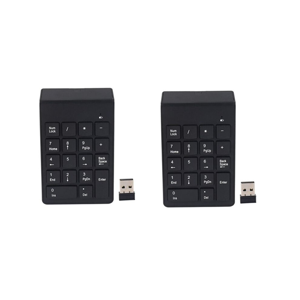 18 Keys Wireless Usb Number Pad Keyboard With 2.4G Usb Numeric Receiver For Laptop Desktop Pc Notebook 4713684625099