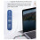 4-Port Button USB3.0 HUB  USB Splitter1 to 4 Hub Type-C Extender for Laptop Computer Accessoriess,B 4