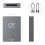 CFexpress Type B Card Reader USB3.2 Gen2 10Gbps CFexpress Reader Memory Card Adapter with USB C to USB C/A Cable 3
