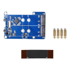 MPS2280D per Raspberry Pi 5 PCIE un M.2 Dual NVME SSD HAT Supporto 2280/2242/2230 SSD