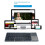Keyboard Folding Wireless Keypad Touchpad for IOS/Android/Windows Tablet Mobile Phone Keyboard Silver 7