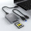 CFexpress Type B Card Reader USB3.2 Gen2 10Gbps CFexpress Reader Memory Card Adapter with USB C to USB C/A Cable 1