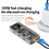 Docking Station per Laptop USB C 10 In 1 Dock  Hub USB C Multiporta Trasparente da 100 W per ,  Air/Pro 3