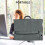 Bolsa de Transporte de Viagem para Computador de Mesa  de 27 Polegadas, Capa Protetora de Armazenamento para Monitor com Alça Preta 9
