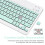 10 Inch Rechargeable  Keyboard Ultra-Thin Portable  Keyboard for , IOS, Android, Windows Devices A 5