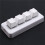 MK424U 4-Key  Customized Keyboard with Mechanical   USB Connection for Office Game Multimedia White 6