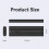 M.2  NVME SSD Enclosure Tool-Free USB3.2 Type C 20Gbps External Solid State Enclosure Adapter for 2280/2260/2242 8