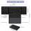 Foldable  Keyboard with Touchpad Pocket Folding Keyboard for Laptop Tablet Wireless Rechargeable Keyboard 9