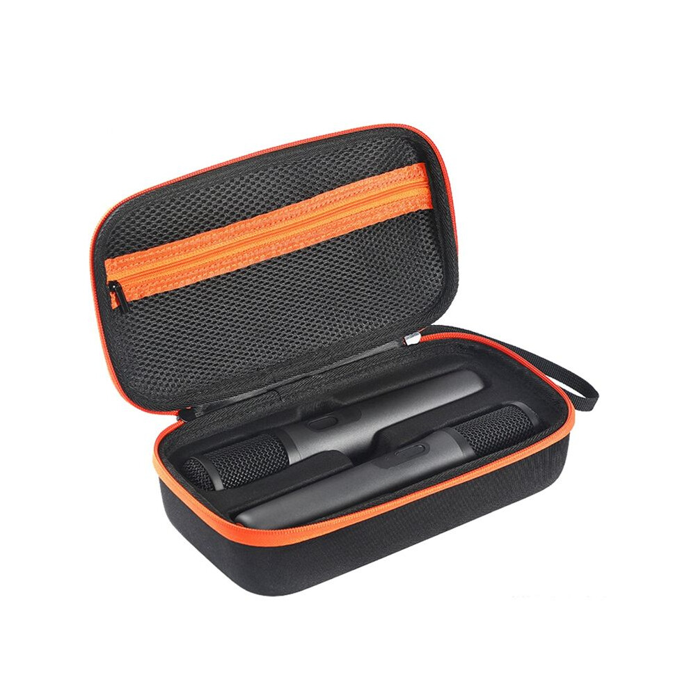 For Partybox Microphone Storage Bag Shockproof Eva Hard Case With Lanyard Anti-Scratch Organizer Box Bag For 6031119527120