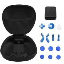 Komplettes Komponentenpaket für One Elite Series 2 Elite Edition Controller Metallknopftasche Ladegerätset Blau