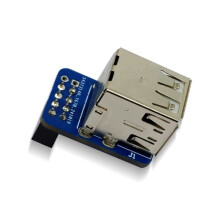 Adattatore USB 9 Pin A USB 2.0 Scheda di Espansione Scheda Madre Convertitore USB 9 Pin A 2 Porte USB Extender USB2.0 9 Pin A A Femmina