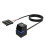 Computer Desktop  Colorful LED PC Motherboard External Start Power /Off Button Extension Cable for Office A 1