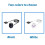 Computer Desktop  Colorful LED PC Motherboard External Start Power /Off Button Extension Cable for Office A 8