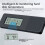 M.2 Hard Drive Box NVME/NGFF  Dual Protocol SSD Enclosure NVME  to USB3.2 Intelligent Digital Display M.2 Case 6