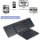 Foldable  Keyboard with Touchpad Pocket Folding Keyboard for Laptop Tablet Wireless Rechargeable Keyboard 3